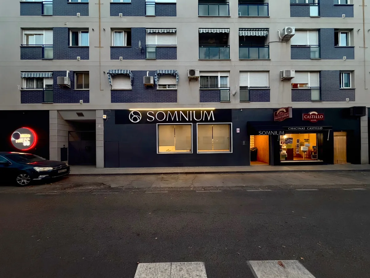 The frontage and entrance of Somnium Restaurant in Mérida