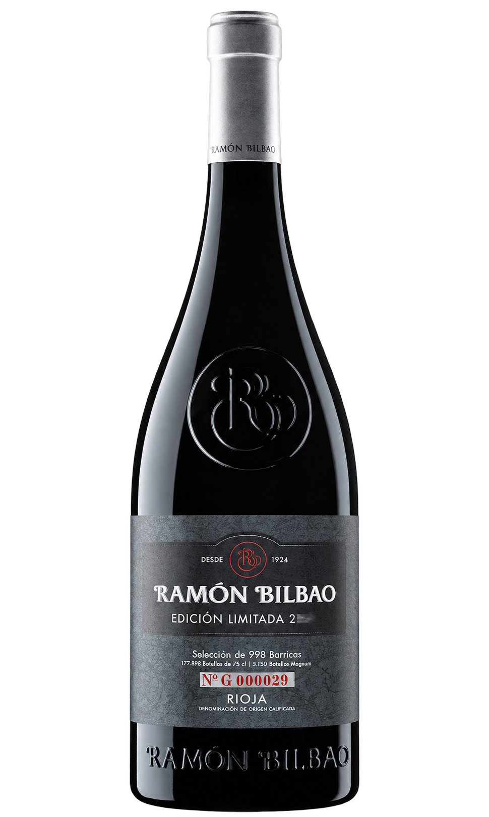 Botella de Ramón Bilbao Ed. Limitada Tempranillo