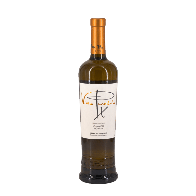 Botella de Viña Puebla P. Ximenez Fermentado en Barrica