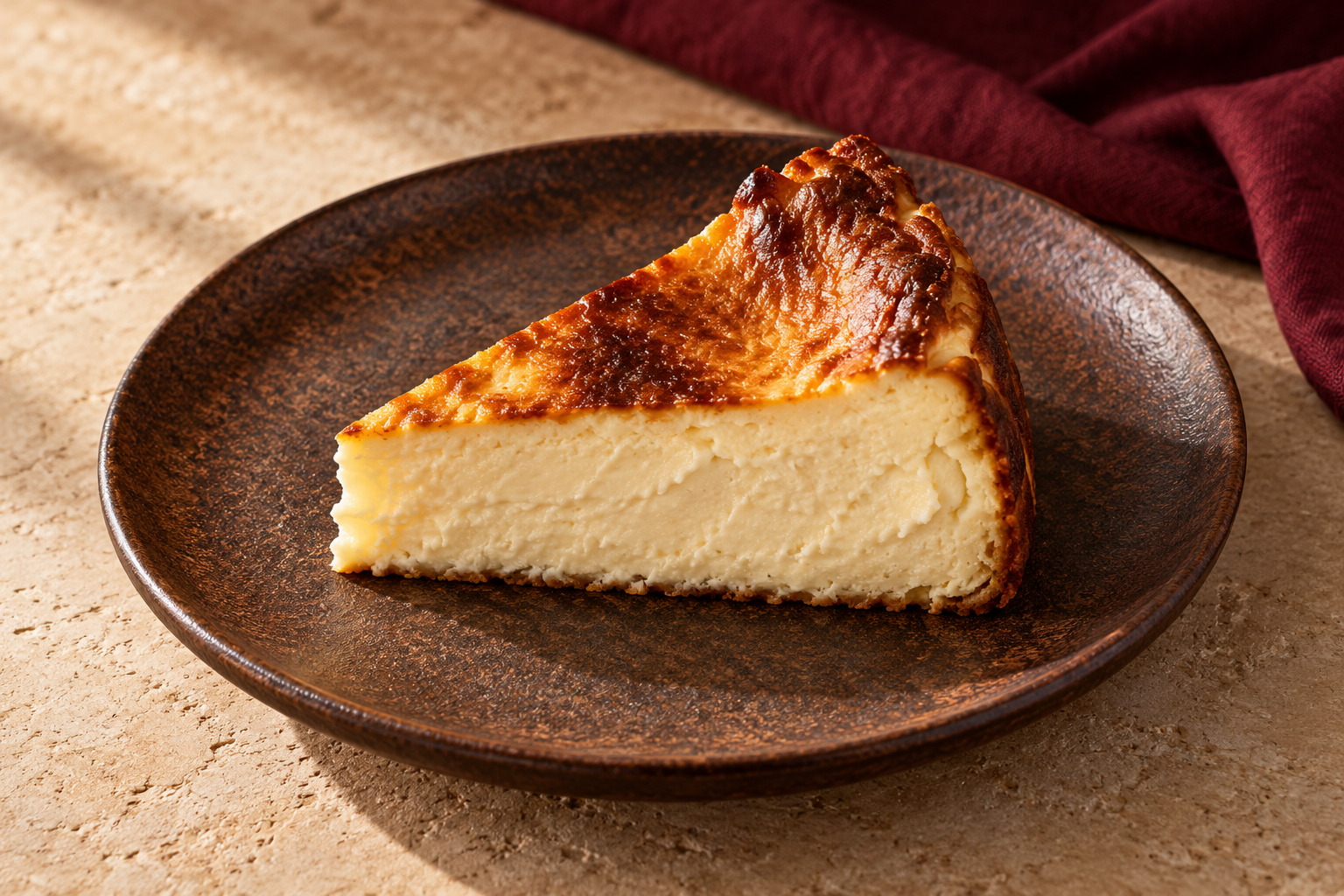 Tarta de queso de cabra